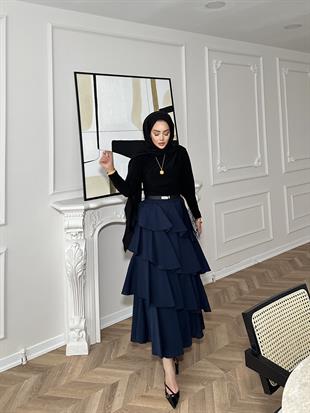 Premium Katkat Etek Lacivert