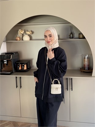 Pulp Bomber Pantolonlu Takım Lacivert (4582)