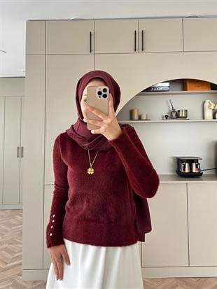 Pure Angora Kazak Bordo