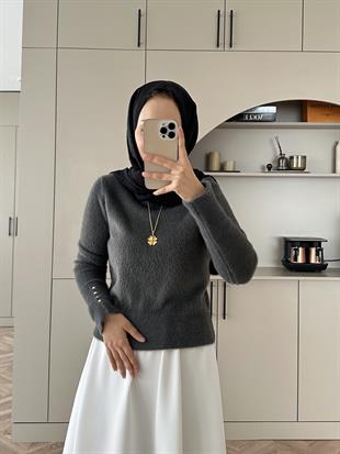 Pure Angora Kazak Gri