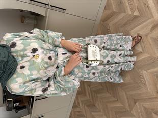 Radia Tül Elbise Haki