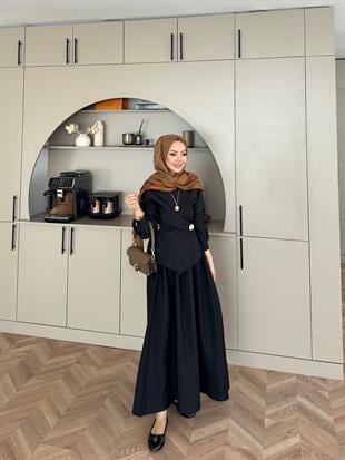 Raisa Cupra Etekli Takım Siyah