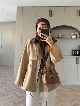 Rio Çıtçıtlı Ceket Bej (2381)