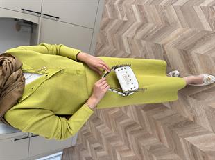 Riva Simli Etekli Takım Yağ Yeşili