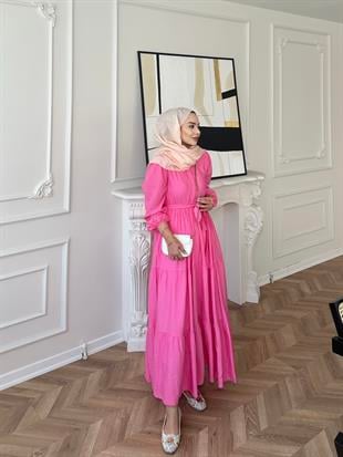Rona Elbise Pembe
