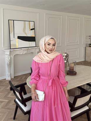 Rona Elbise Pembe