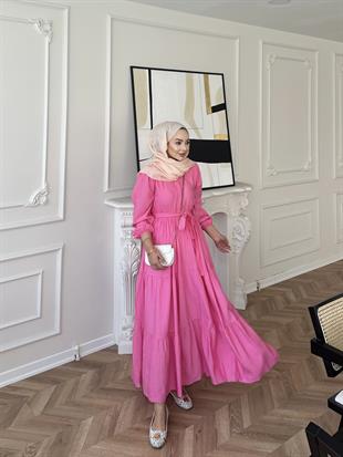 Rona Elbise Pembe