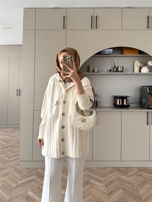 Rove Angora Hırka Ekru