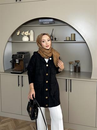 Rove Angora Hırka Siyah