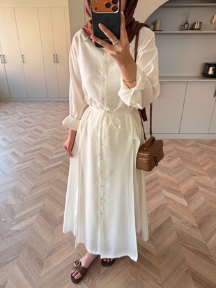 Ruiza Tunik/Elbise Beyaz (2364)