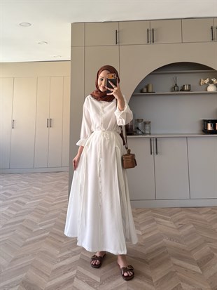 Ruiza Tunik/Elbise Beyaz (2364)
