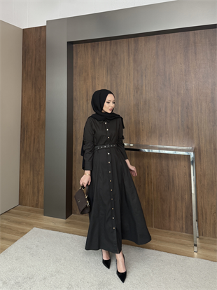 Ruslan Kemerli Kot Elbise Mavi (820)