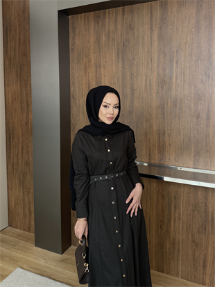 Ruslan Kemerli Kot Elbise Mavi (820)