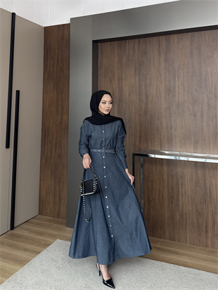 Ruslan Kemerli Kot Elbise Yeşil (820)