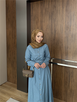 Ruslan Kemerli Kot Elbise Ekru (820)