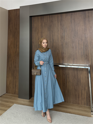 Ruslan Kemerli Kot Elbise Ekru (820)