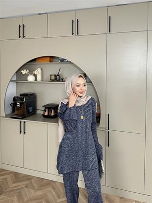 Sally Simli Triko Takım Lacivert