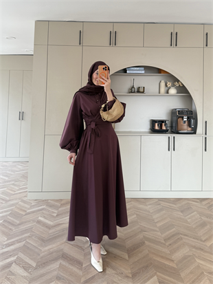 Salute Yandan Bağlamalı Etekli Takım Bordo (2385)