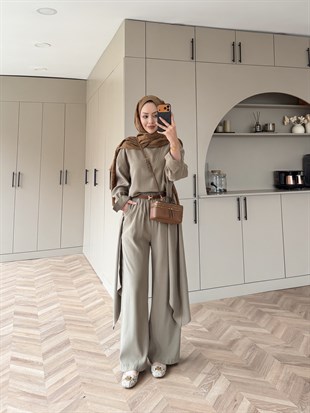 Sane Pantolonlu Takım Haki (2362)