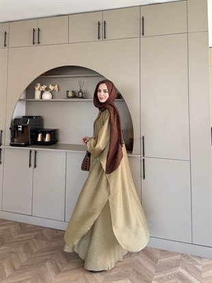 Sarnıç Yarasa Kol Pantolonlu Takım Yağ Yeşili (2417)
