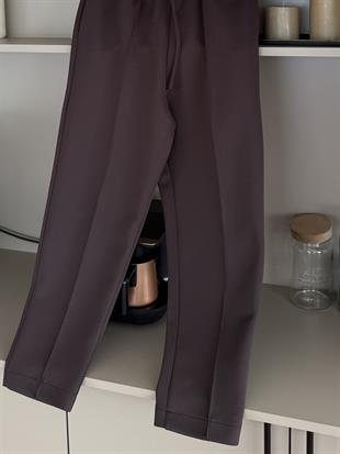 Scuba Havuç Pantolon Acı Kahve