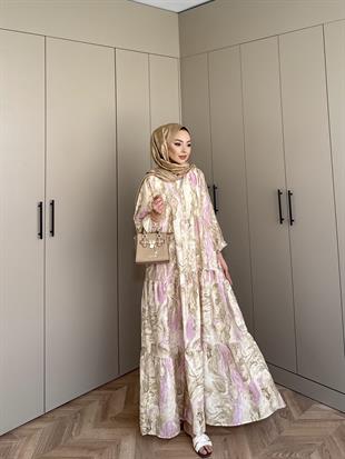 Seher Pamuk Vual Elbise Pudra