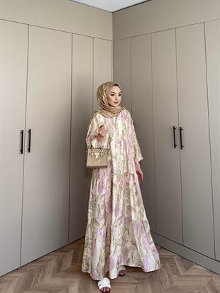 Seher Pamuk Vual Elbise Pudra