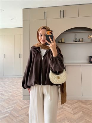 Serga Bomber Ceket Kahve (833)