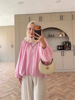 Serga Bomber Ceket Pembe (833)