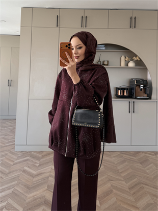 Taşlı Takım Acı Kahve (4404)