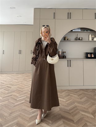 Shirin Etekli Takım Kahve (12023)