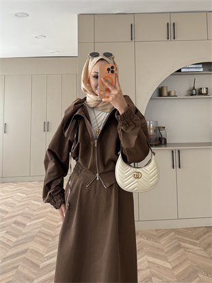 Shirin Etekli Takım Kahve (12023)