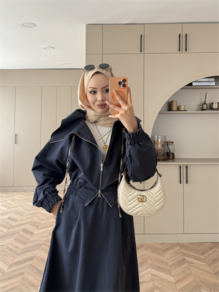 Shirin Etekli Takım Lacivert (12013)