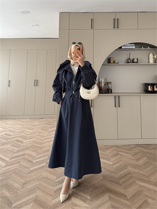 Shirin Etekli Takım Lacivert (12013)