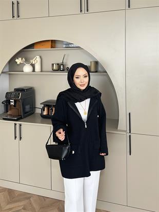 Silva Angora Hırka Siyah