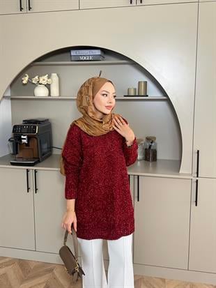 Simli Kazak Kırmızı