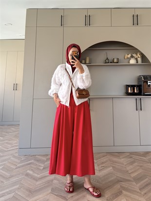 Sohe Oysho Pantolon Kırmızı (3152)