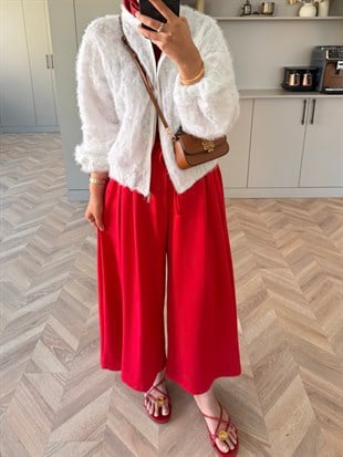Sohe Oysho Pantolon Kırmızı (3152)