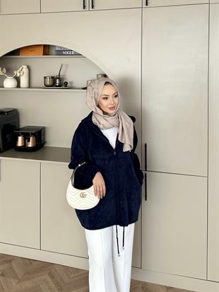 Sonya Angora Hırka Lacivert