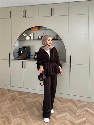 Sophia Büzgülü Takım Acı Kahve