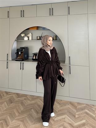 Sophia Büzgülü Takım Acı Kahve