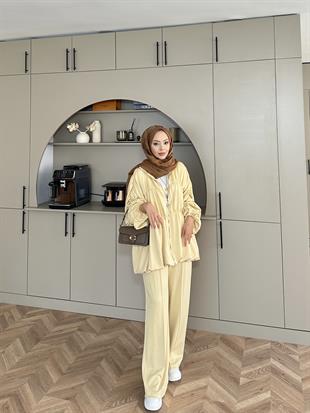 Pushe Büzgülü Takım Sarı