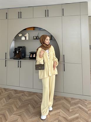 Pushe Büzgülü Takım Sarı