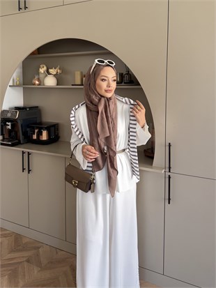 Spoon Oysh Pantolonlu Takım Beyaz (2378)