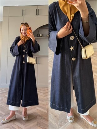 Star Kimono Kot Ceket Laciver (0070)