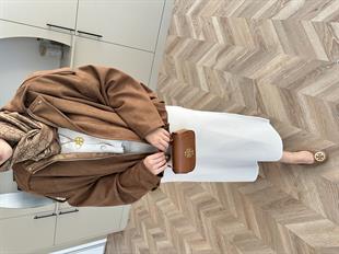 Süet Bomber Ceket Camel