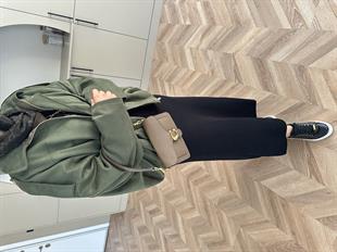 Süet Bomber Ceket Haki