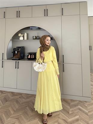 Şura Etekli Takım Bej