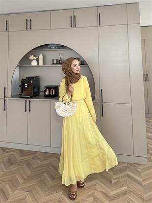 Şura Etekli Takım Bej