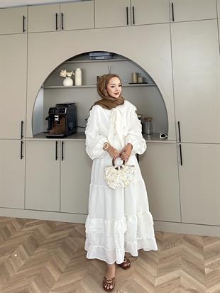 Swan Etekli Takım Ekru